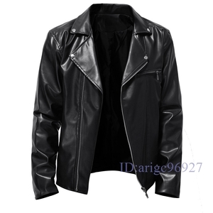 M650★新品皮革ジャケット レザージャケット ジャンパー ブルゾン 革ジャンバイクジャケット メンズ ライダースジャケット