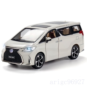 G601*1/24 scale Lexus LM300 mpv sound . light pullback collection model 