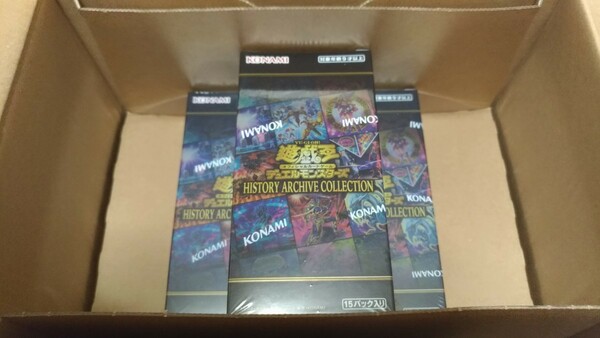 遊戯王　HISTORY ARCHIVE COLLECTION　3box シュリンク付き　新品　未開封