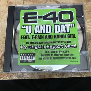 ● HIPHOP,R&B E-40 - U AND DAT INST,シングル!! CD 中古品