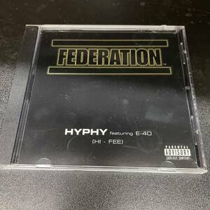 ● HIPHOP,R&B FEDERATION - HYPHY シングル, 3 SONGS, 2003, E-40, RARE CD 中古品