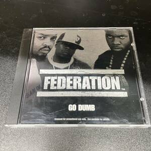 ● HIPHOP,R&B FEDERATION - GO DUMB シングル, 4 SONGS, INST, 2004, PROMO CD 中古品