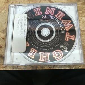 ● HIPHOP,R&B GHETTO TWIINZ - RESPONSIBILITY シングル,RARE CD 中古品