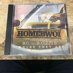 ● HIPHOP,R&B HOMEBWOI - WHERE THEY AT INST,MIXTAPE CD 中古品