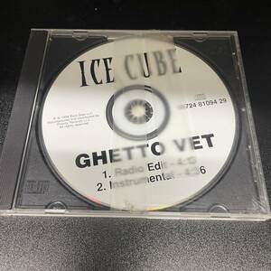 ● HIPHOP,R&B ICE CUBE - GHETTO VET シングル, 2 SONGS, INST, PROMO, 90'S,1998 CD 中古品