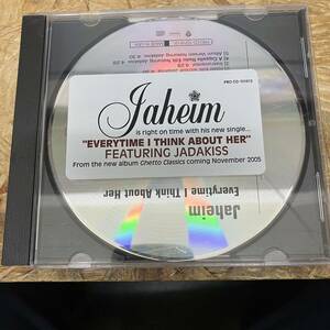 ● HIPHOP,R&B JAHEIM - EVERYTIME I THINK ABOUT HER INST,シングル,PROMO盤! CD 中古品
