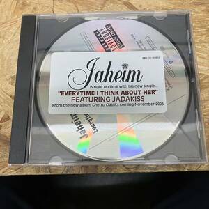 ● HIPHOP,R&B JAHEIM - EVERYTIME I THINK ABOUT HER INST,シングル,PROMO盤!! CD 中古品