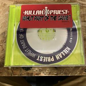 シ● HIPHOP,R&B KILLAH PRIEST - WHUT PART OF THE GAME? INST,シングル,PROMO盤 CD 中古品