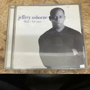 ● HIPHOP,R&B JEFFREY OSBORNE - THAT'S FOR SURE アルバム,INDIE CD 中古品