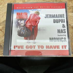 ● HIPHOP,R&B JERMAINE DUPRI & NAS FEAT MONICA - I'VE GOT TO HAVE IT INST,シングル CD 中古品