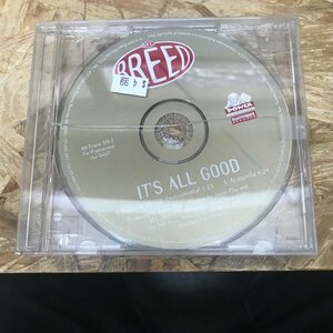 シ奥棚◎HIP HOP MC BREED - IT'S ALL GOOD INST,シングル,名曲!!! CD 中古品