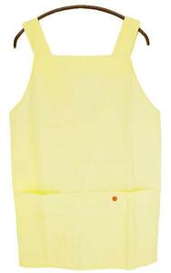 CH2308* new goods nurse apron waist button adjustment pen difference . multifunction pocket Sara . feeling free size yellow yellow postage 200 jpy 