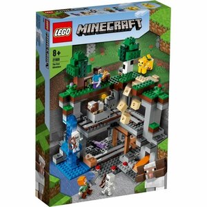 即有 新品未開封 LEGO 21169 レゴ マインクラフト 最初の冒険 MINECRAFT スティーブ アレックス ネコ スケルトン 同梱可 送料950円～
