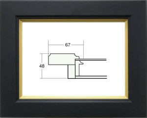 額縁　油絵/油彩額縁 9281 F8号 紺