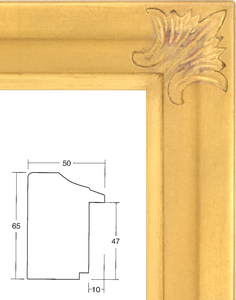 額縁　油絵/油彩額縁 出展用本縁 仮縁 7757 F80号 P80号 M80号 ゴールド