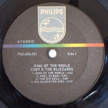 【WB209】CUBY & THE BLIZZARDS 「King Of The World」, ’70 US Original/Comp. ★オランダ産ブルース・ロック_画像4