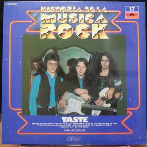 【WB140】TASTE 「Taste (Historia De La Musica Rock 17)」, ’82 SPAIN Comp.　★ブリティッシュ・ブルース/ハード・ロック