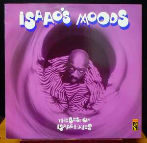 【DS140】ISAAC HAYES「Isaac's Moods(The Best Of Isaac Hayes)」, '88 WEST GERMANY Compilation　★ニュー・ソウル