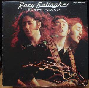 【WB149】RORY GALLAGHER 「Photo-Finish (フォト・フィニッシュ)」, ’78 JPN 白ラベル見本/初回盤　★ブルース・ロック/ハード・ロック