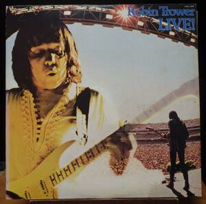 【WB276】ROBIN TROWER 「Robin Trower Live!」, ’76 JPN 初回盤 大型ポスター　★ブルース・ロック/ハード・ロック