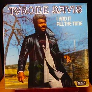 【DS087】TYRONE DAVIS「I Had It All The Time」, '72 US Original シュリンク　★ディープ・ソウル