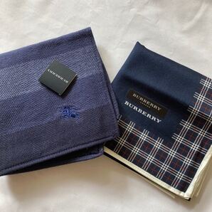 【未使用品】 BURBERRY バーバリー タオルハンカチ ハンカチ セット