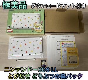 【極美品】ニンテンドー3DS LL とびだせ どうぶつの森パック