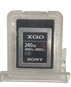 ★【送料無料】ソニー SONY XQDメモリーカード 240GB QD-G240F 4K動画に適した大容量XQDメモリーカード