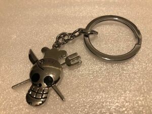 ONE PIECE Sanji Logo key holder One-piece cook sea . silver accessory free shipping 