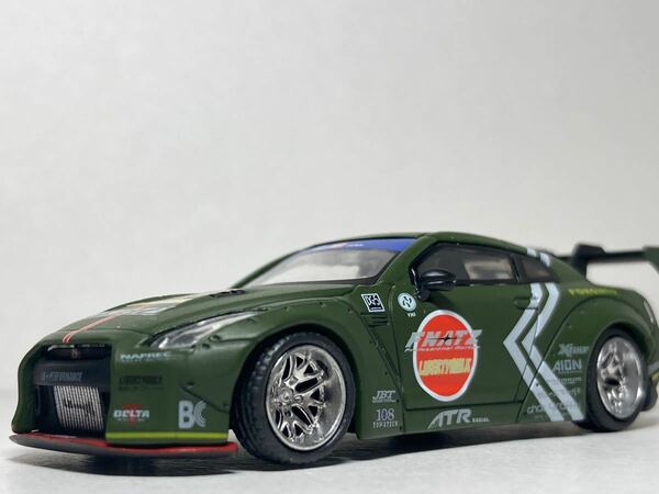 LBWK 特注 ニッサン　GT-R ゼロファイター 零式 1/64ミニカー