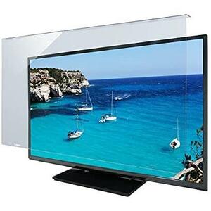 ブルーライトカット 液晶テレビ画面保護パネル 32インチ 32型 対応 固定ベルト付 テレビガード 32MBL5