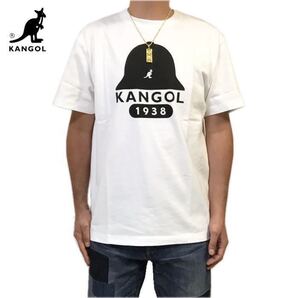 新品 正規 L KANGOL　カンゴール KANGOL HYPE オールドスクール ハット デザイン コラボ Ｔシャツ ホワイト