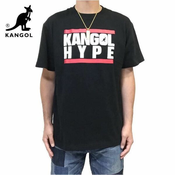 新品 正規 L KANGOL　カンゴール KANGOL HYPE オールドスクール ロゴ デザイン コラボ Ｔシャツ RUNDMC