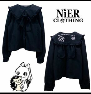 ◆ 未使用品 NieR Clothing うさ耳付きフリルブラウス ◆