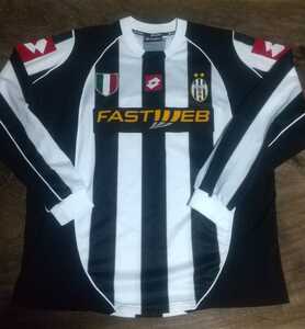 値下交渉 02-03 セリエA優勝 ユベントス 長袖 選手用 MADE IN ITALY 検)2002 JUVENTUS L/S PLAYER SHIRT NEDVED DEL PIERO デルピエロ Y2K