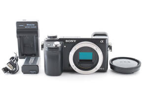 ◆美品◆ ソニー SONY NEX-6 ボディ Eマウント ブラック ミラーレス一眼 デジタルカメラ #2677