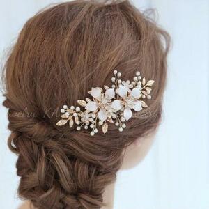 ヘッドドレス 髪飾り アクセサリー ボンネ ウエディング 結婚式 ピンク 新品 ブライダル ヘアアクセサリー ウェディング ローズゴールド