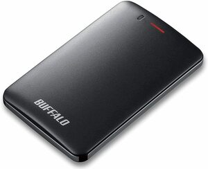 「本体のみ020607」バッファロー SSD-PM240U3A-B USB3.1ポータブルSSD 240GB