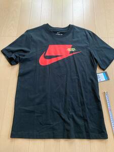 デッドストック！NIKE NSWビッグスウォッシュ Tシャツ レッド ブラック M ナイキ メンズ 新品未使用 黒