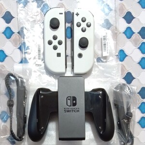 任天堂スイッチ Joy-Con Nintendo Switch有機ELホワイトジョイコン 中古品