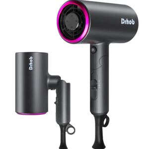 ヘアドライヤー 大風量 速乾 マイナスイオン 1300W 折り畳み式 恒温 ドライヤー 冷熱風 3段階温度風量調節