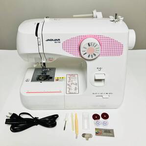 状態良好【送料無料/安心発送】JAGUAR ジャガーミシン コンパクト電子ミシン KD-750