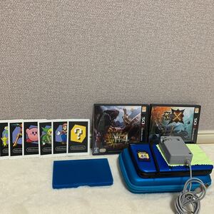 Nintendo 3DS LL / 充電器 / ハードケース / ソフト2つ