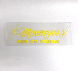  moon I zMOONEYES MOON CITY YOKOHAMA transcription sticker yellow DM-089