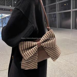 リボン 大きなリボン デザインセンス 高品質 鞄 ショルダーバッグ 韓国