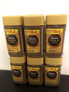 特売6本期間限定ネスカフェゴールドブレンド(120g+15g)