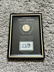新品未使用 ジョン F ケネディ大統領 コイン 切手 記念セット リバティコイン 硬貨 JOHN F. KENNEDY アポロ11号 