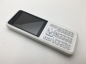 【RUUN8710】極美品 Y!mobile Simply 603SI ホワイト 4GLTEガラケー ワイモバイル