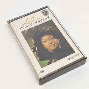 jesi-* Norman JESSYE NORMAN black person . collection of songs NEGRO SPIRITUALS cassette music tape Spain record all 15 bending 