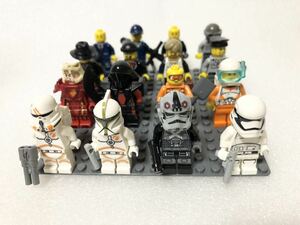  Lego Mini fig итого 16 позиций комплект Звездные войны др. 